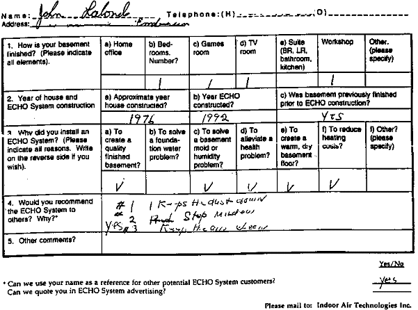 Testimonial - John Lalonde